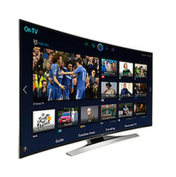 Samsung UE55HU8200 Curved 4K Ultra HD 3D Smart TV, 55